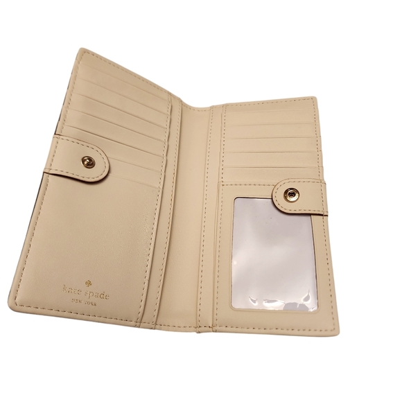 Kate Spade Gray Bi-fold Leather Wallet - Picture 3 of 8